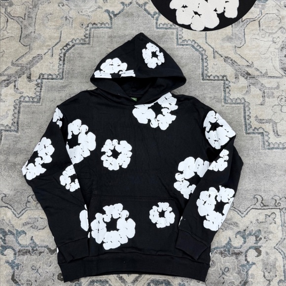 brand new Black denim tear